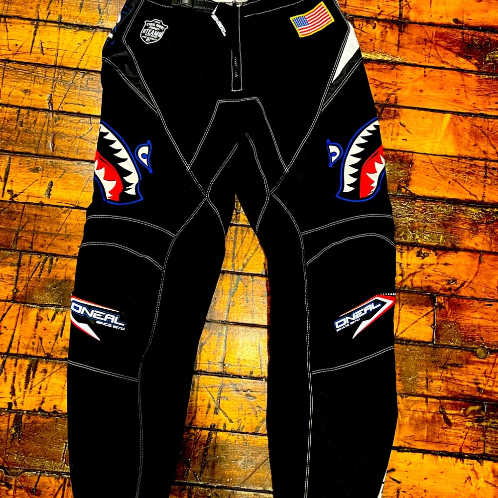 Worn only once. Superb condition. Dirt Bike riding pants. Sz. 34. Oneal